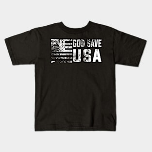 GOD save america #3 Kids T-Shirt